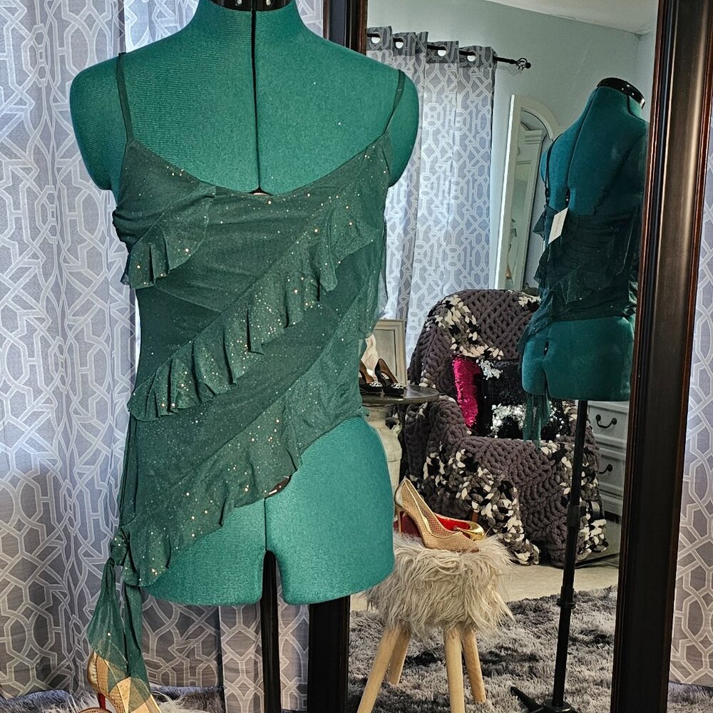 Thirty/Thirty Asymmetrical Sparkle Top – Size S – NWT